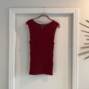 Sleeveless Sweater Tank